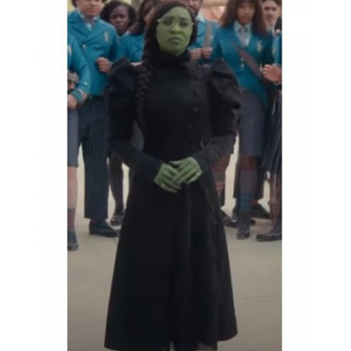 Wicked Cynthia Erivo Black Coat Wicked Cynthia Erivo Black Coat